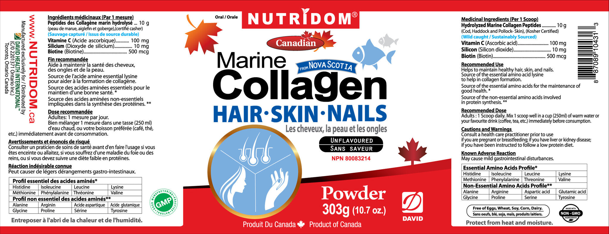 Nutridom Marine Collagen 303g