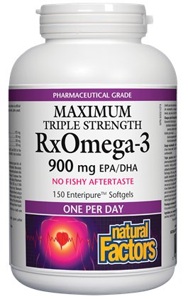 Natural Factors Rx Omega 3 Factors One A Day 150 softgels