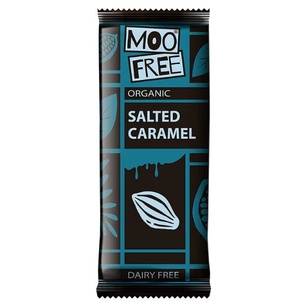Moo Free Salted Caramel Premium Chocolate Bar 80g