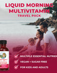 MaryRuth's Liquid Morning Multivitamin - Raspberry - Travel box of 16