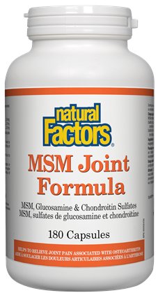 Natural Factors MSM Joint Formula Cap 180