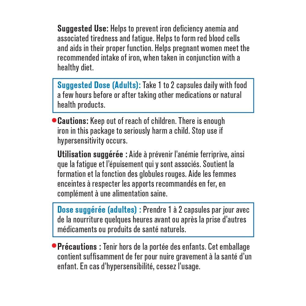 Advanced Iron Ferric Pyrophosphate 45 caps