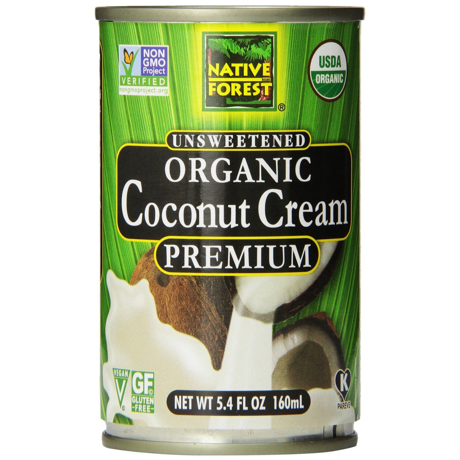 Native Forest Unsweetened Organic Coconut Cream 160ml