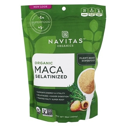 Organic Maca Gelatinized 454g