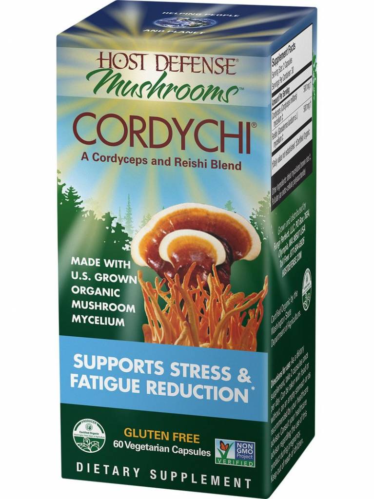 Host Defense Cordychi - Cordyceps and Reishi 60caps
