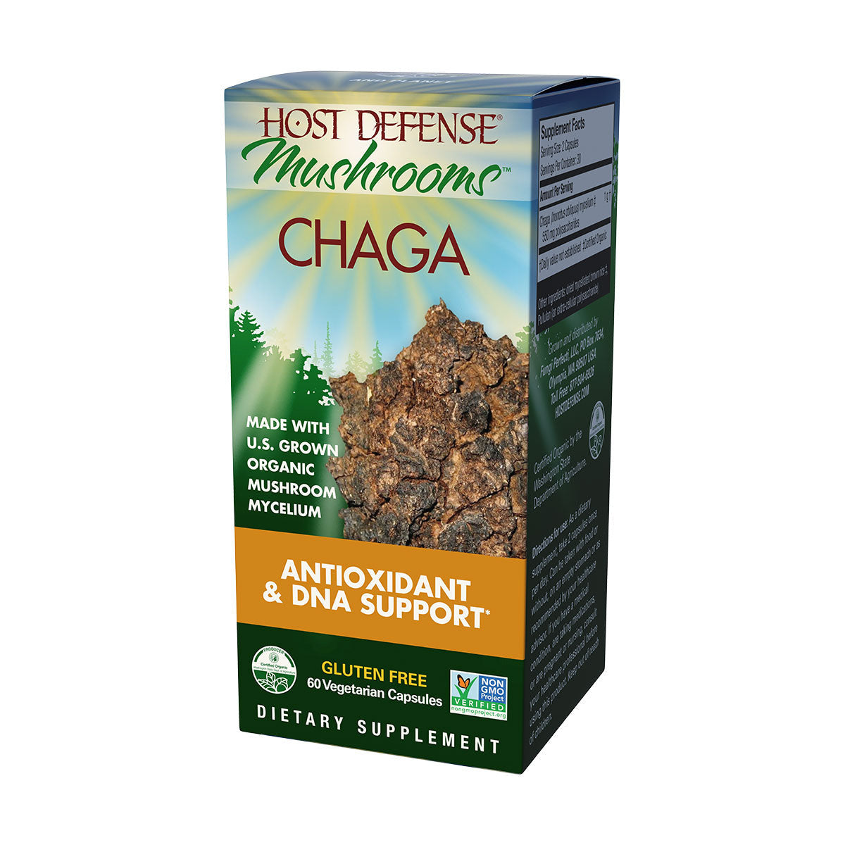 Host Defence Chaga 60caps