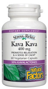 Natural Factors Kava Kava 400mg 60caps