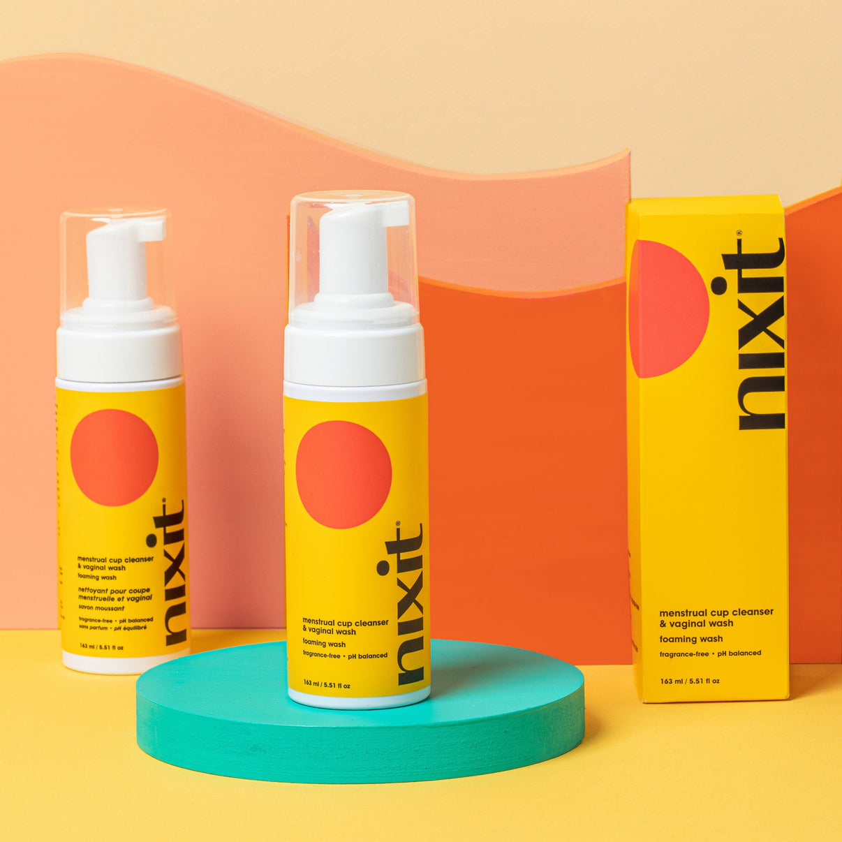 Nixit Menstrual Cup Cleanser & Foaming Wash 5.51 fl oz