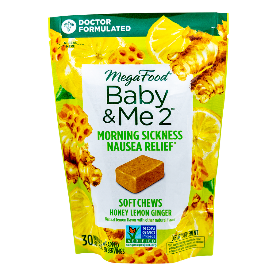 Mega Food Baby & Me 2 Nausea Relief Soft Chews - 30 servings