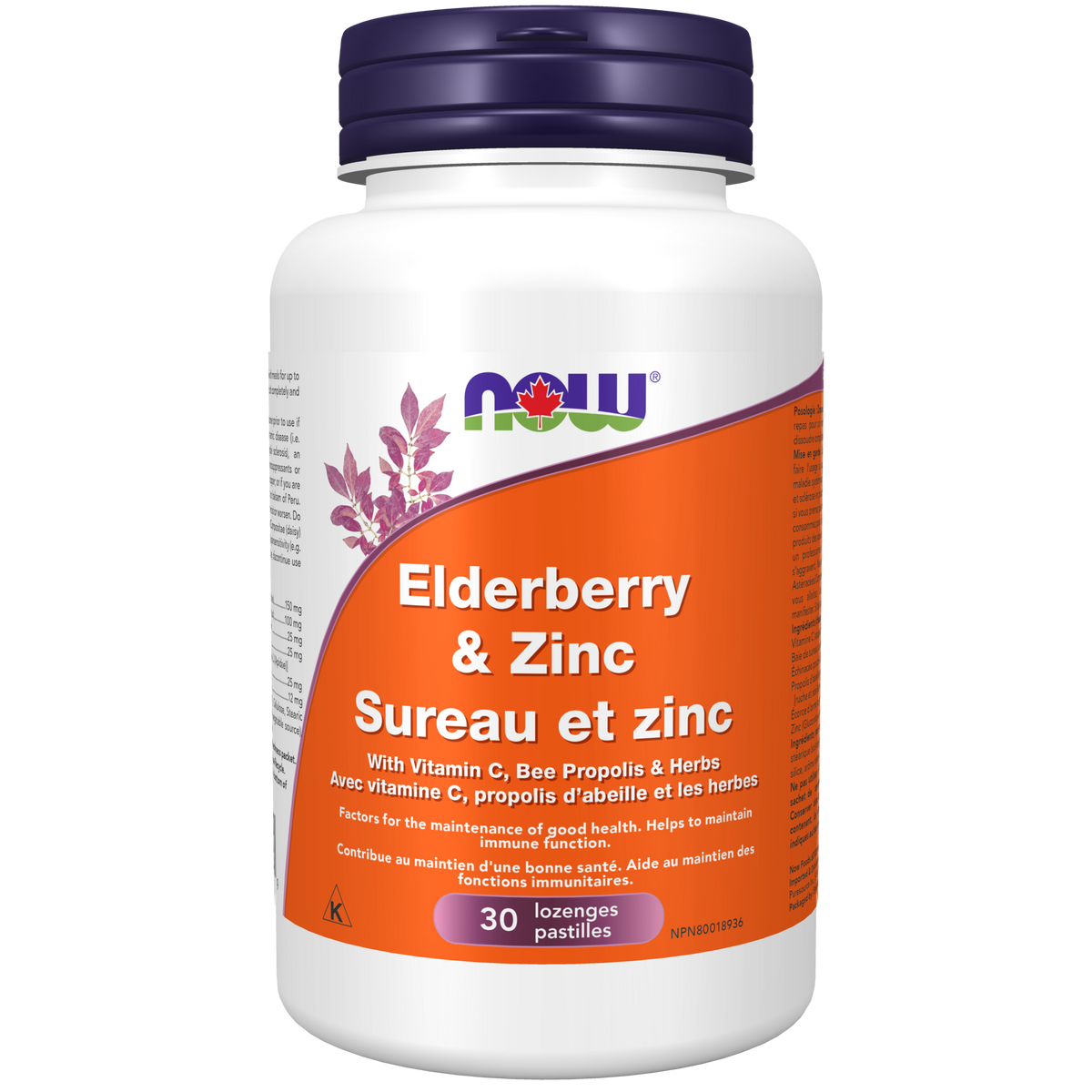 Elderberry Zinc Lozenges 30Loz