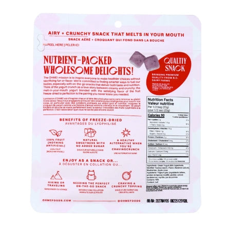 OHME! Freeze-Dried Blueberry Yogurt Crunch 44g