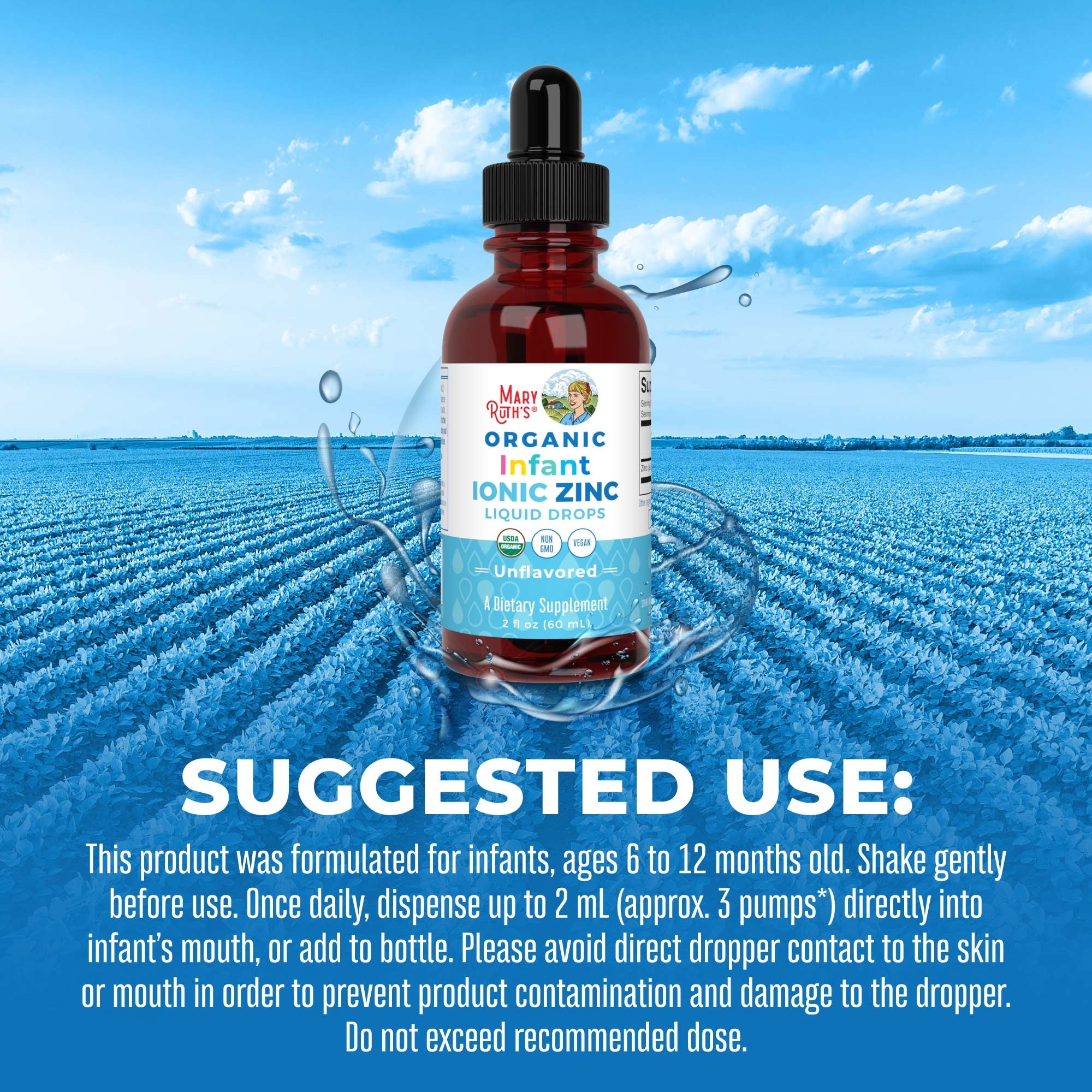 Mary Ruth's Infant Ionic Zinc Liquid Drops- 60ml