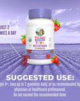 Mary Ruth's Organic Kids Multivitamins 60 Mixed Berry and Cherry Gummies