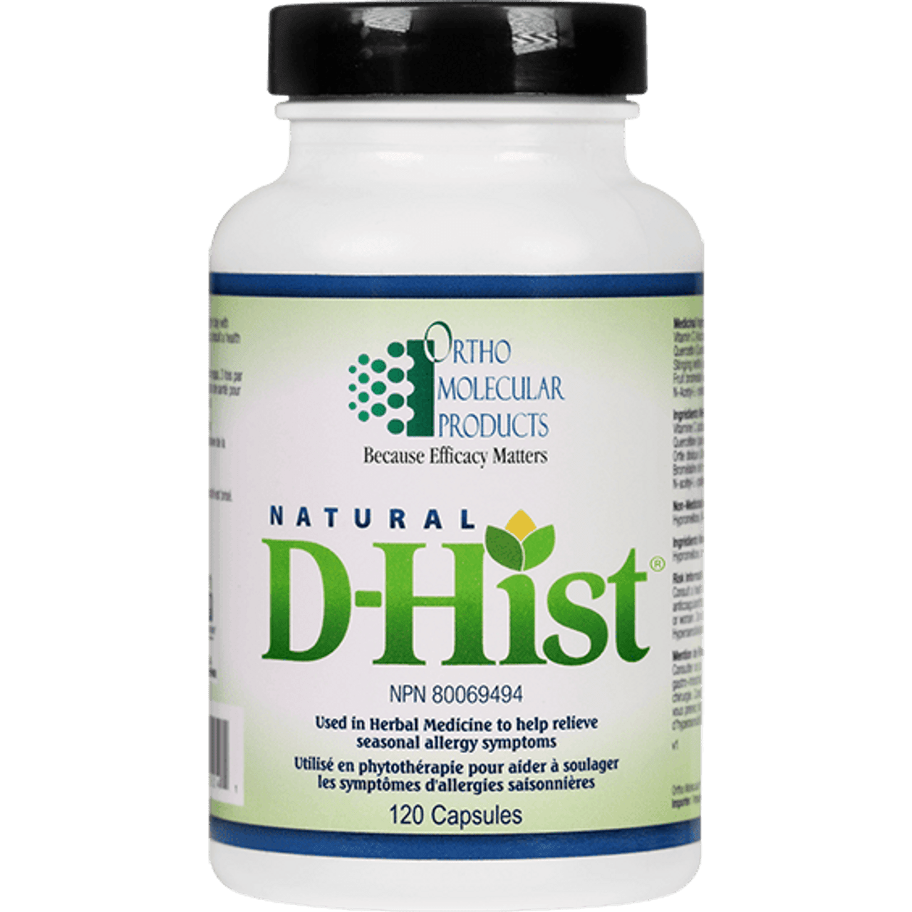 Ortho Molecular Products D-Hist 120cap