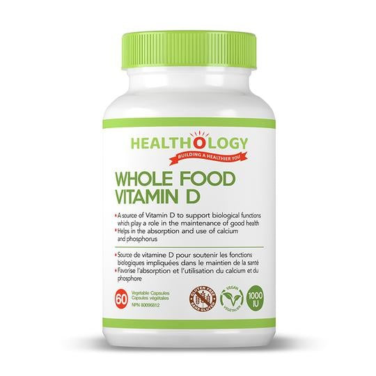 Healthology Whole Food Vitamin D 60 caps