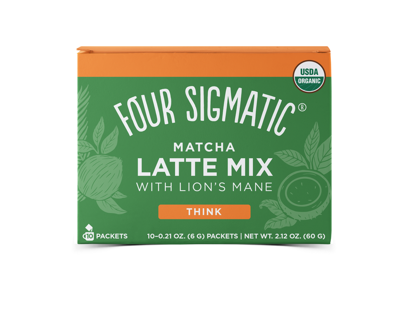 Mushroom Matcha Latte Mix box of 10
