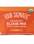 Four Sigmatic Think Organic Elixir Mix with Lion's Mane Mushroom & Rhodiola Box of 20