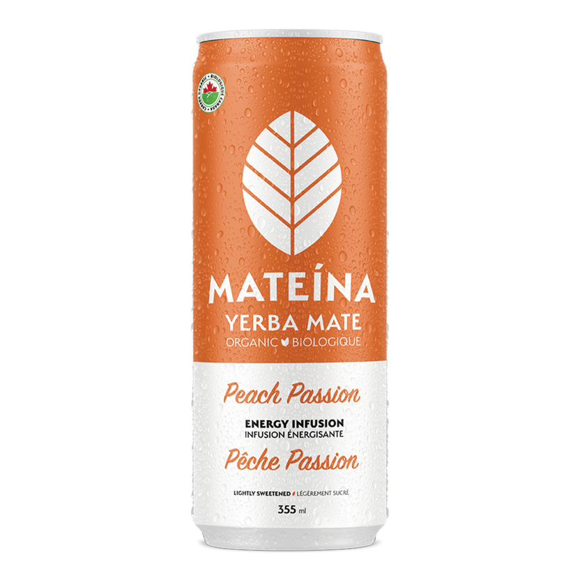 Mateina Yerba Mate Peach Passion 355 ml