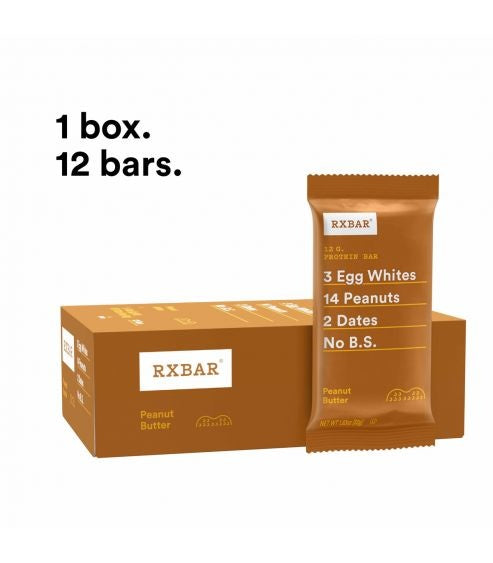 Rx Protein Bar Peanut Butter Chocolate Box of 12