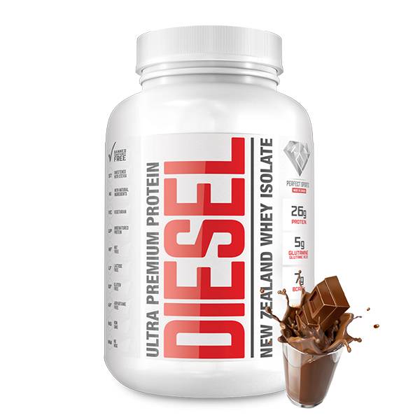 Diesel Whey Protein New Zealand Isolate Milk Chocolate 2lb