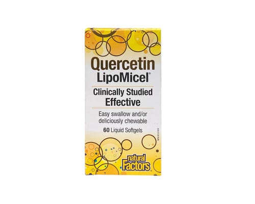 Natural Factors Quercetin LipoMicel 60 liquid softgels