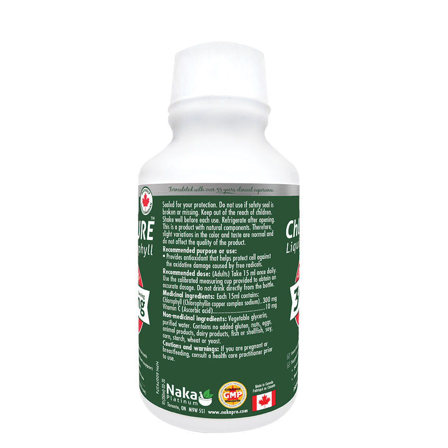 Naka ChloroPure Liquid Chlorophyll - Unflavoured 600ml