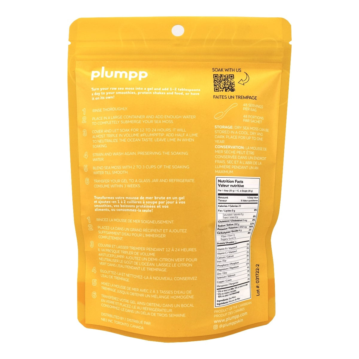 Plumpp Irish Sea Moss 40g