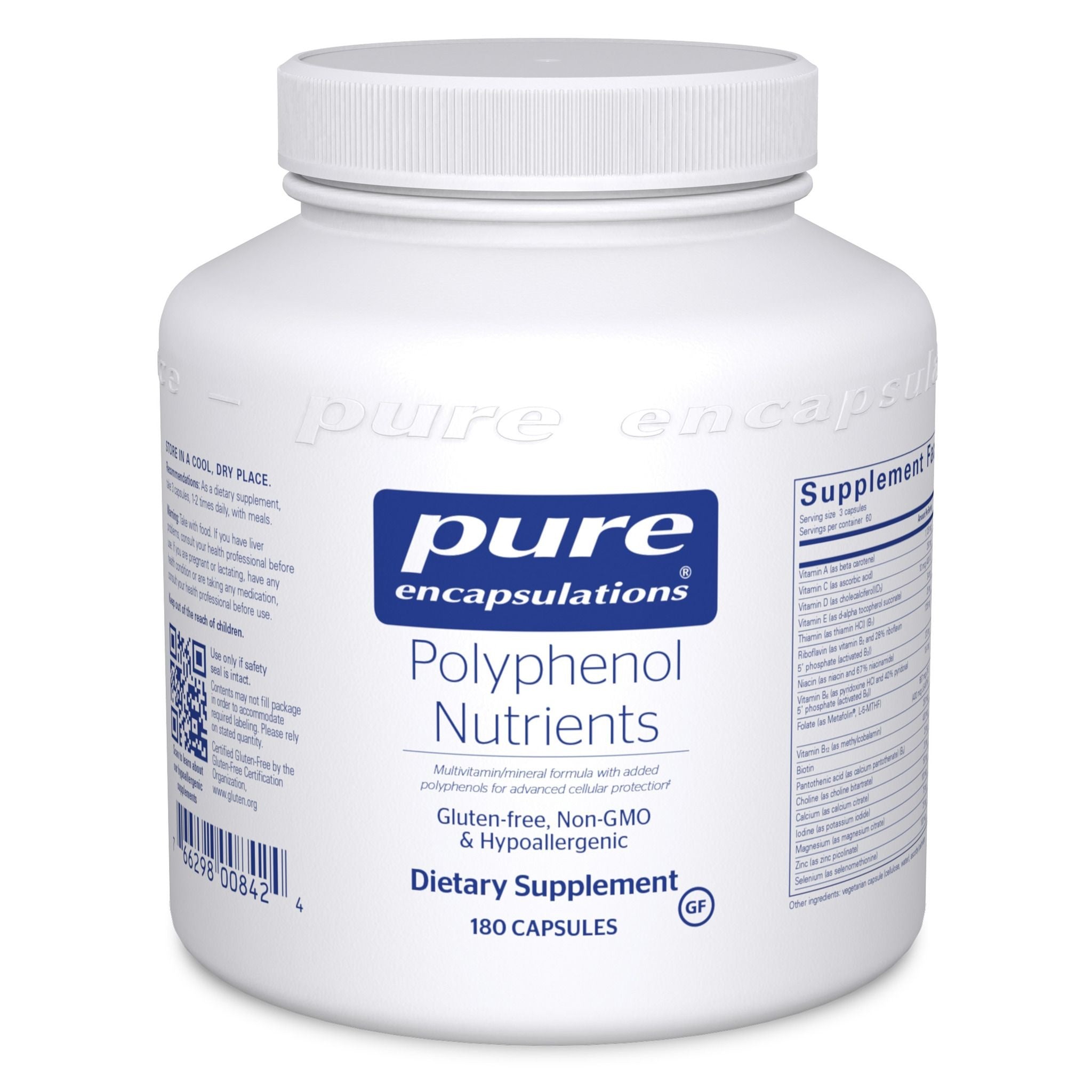 Pure Encapsulations Polyphenol Nutrients 180 capsules