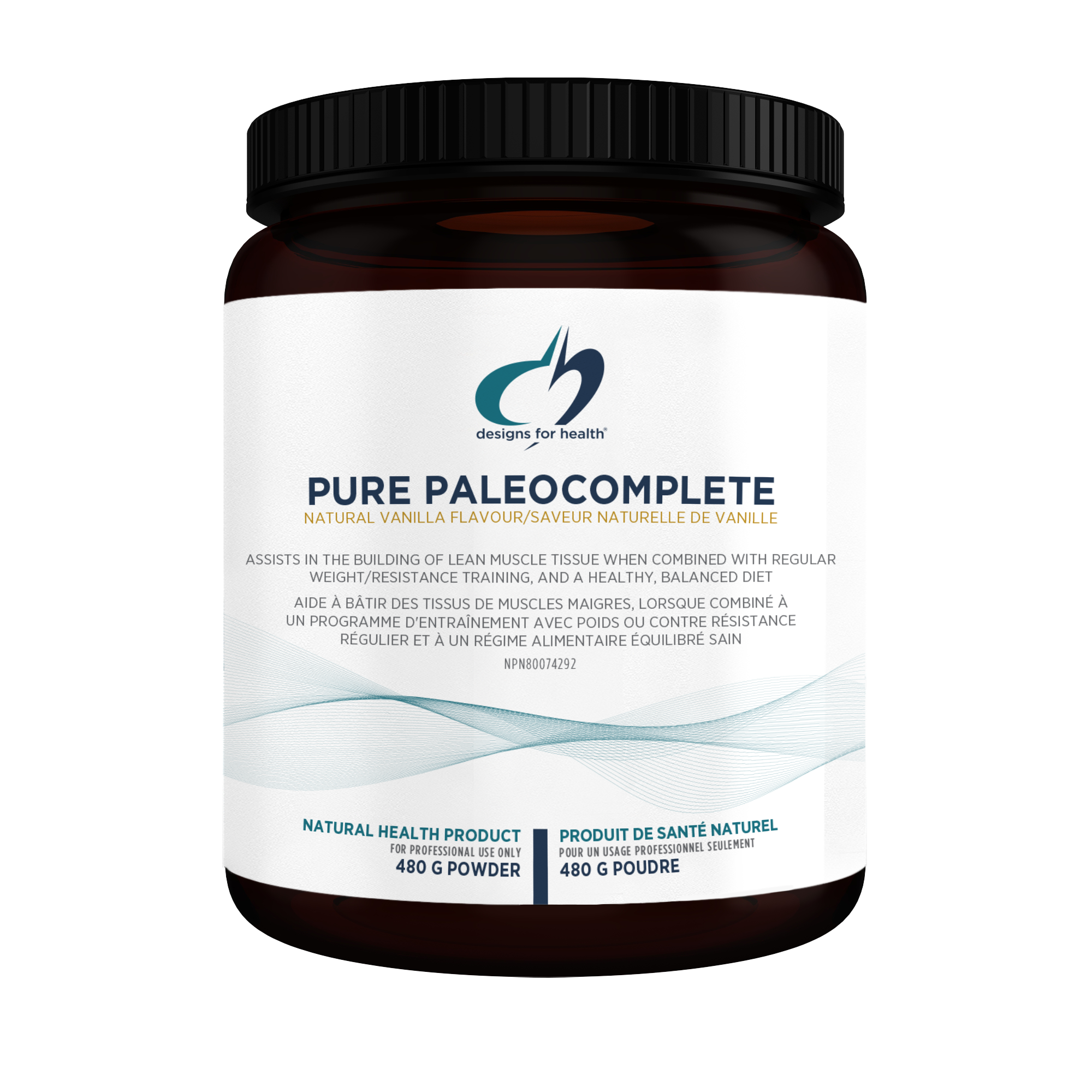 Designs For Health Pure Paleo Complete - Vanilla 480g