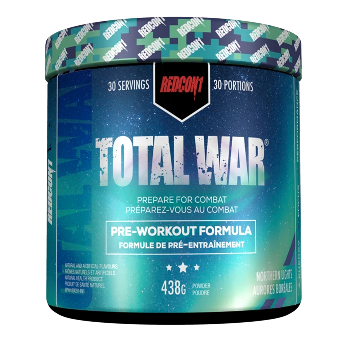 Redcon1 Total War Pre-Workout Northern Lights 438g