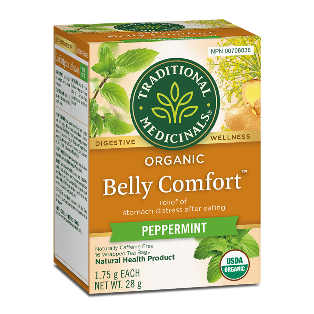 Traditional Medicines Belly Comfort Peppermint