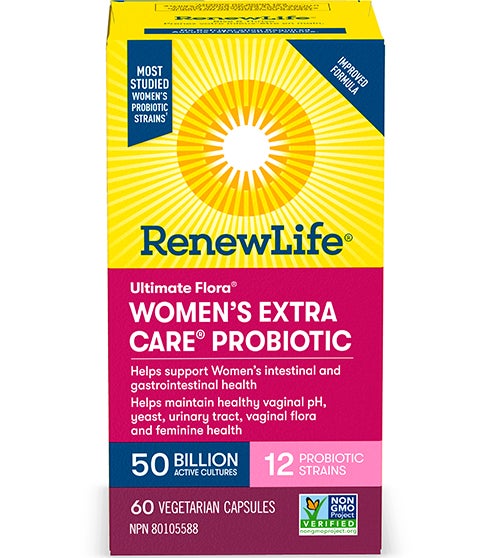 Renew Life Women's Extra Care Probiotic 50 Billion 60 vcaps
