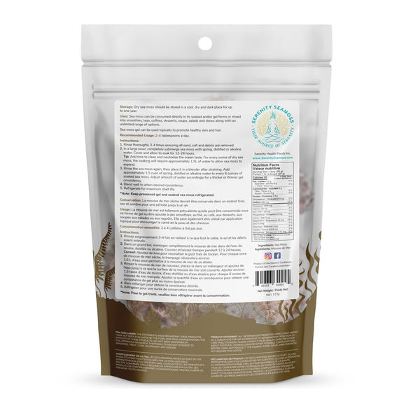 Serenity Dried Sea Moss Gold - 113g