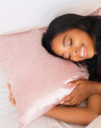 The Satin Pillowcase Standard Blush Micro Dot