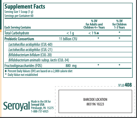 Genestra HMF Powder Probiotic Formula 75g