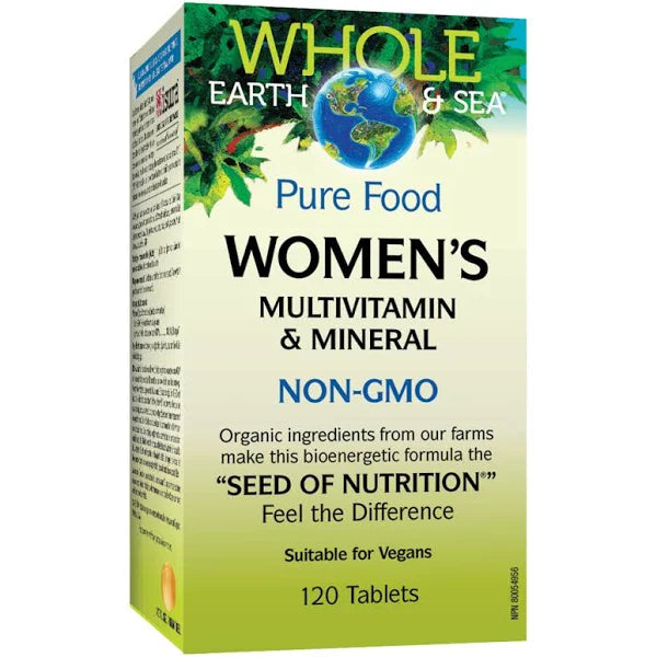 Whole Earth and Sea Women&#39;s Multivitamin and Mineral 120 tabs