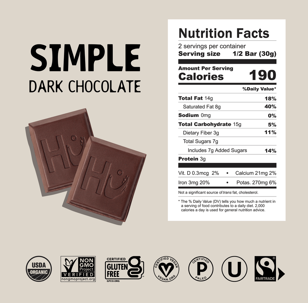 Hu Simple Dark Chocolate