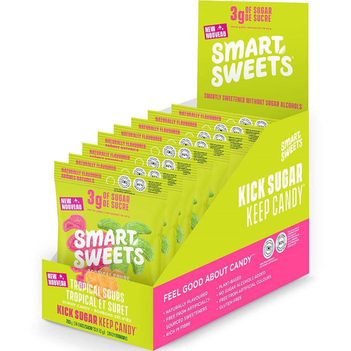 Smart Sweets Tropical Sours 14x50g
