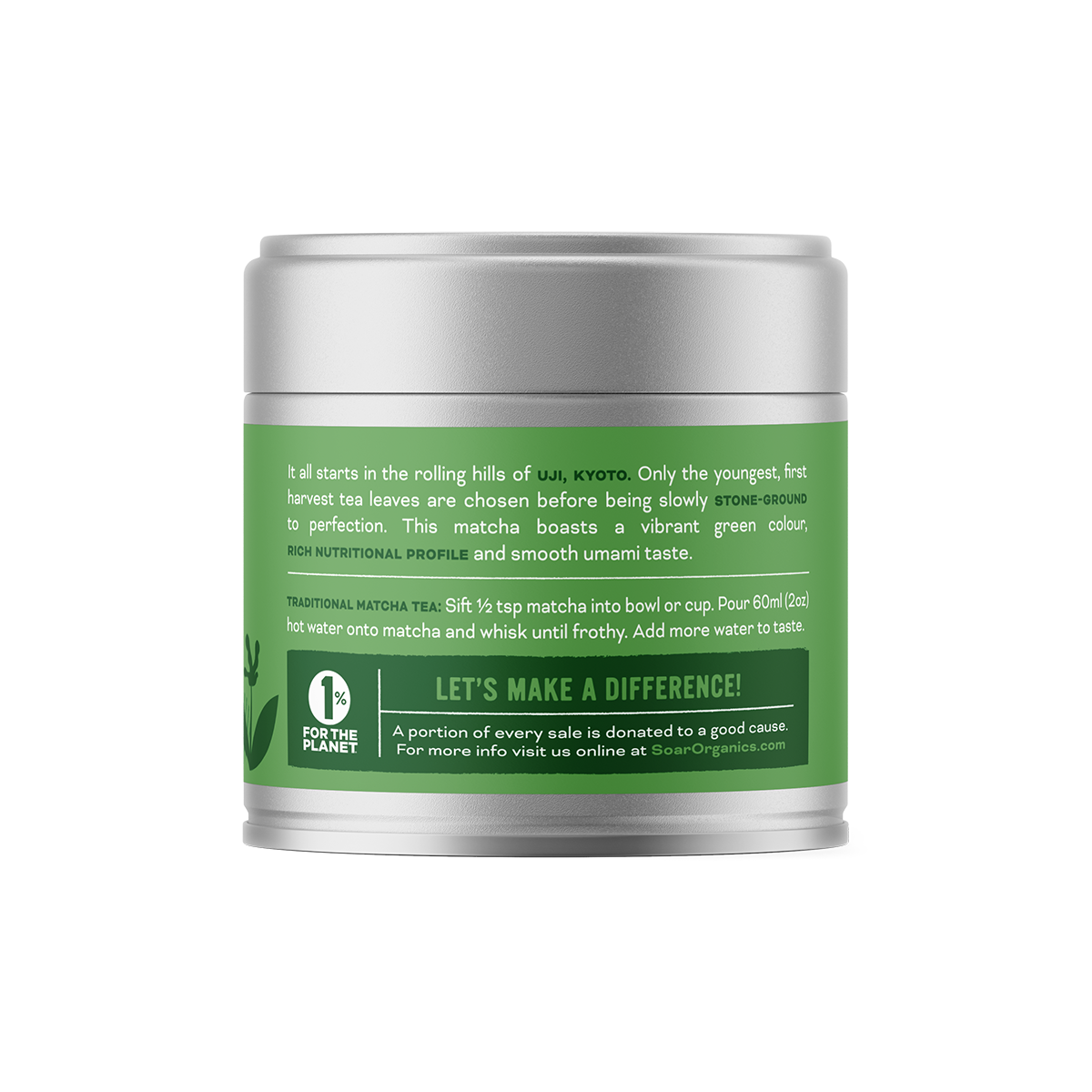 Soar Organics - Organic Matcha - 30g Tin