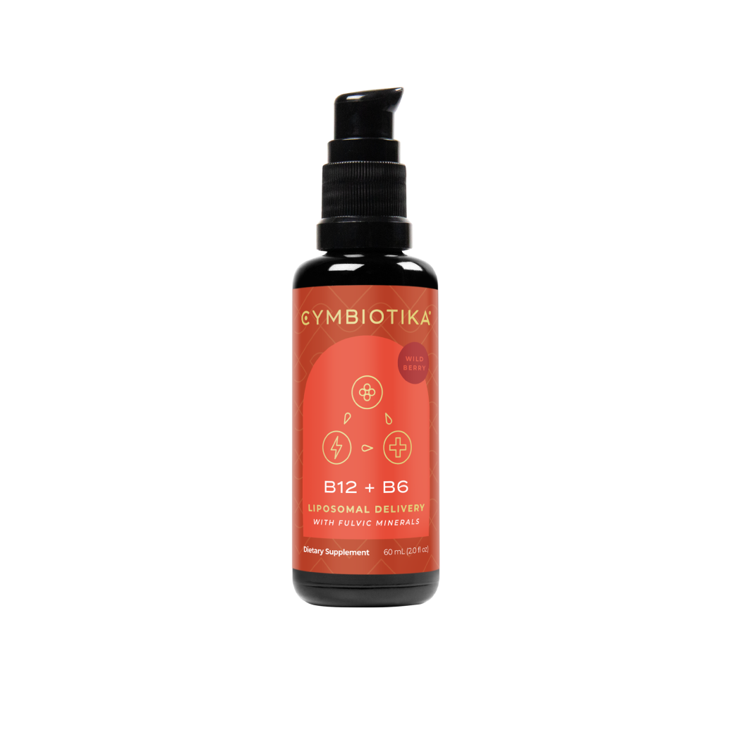 Cymbiotika B12+B6 Liposomal with Fulvic Minerals- Wild Berry 60ml