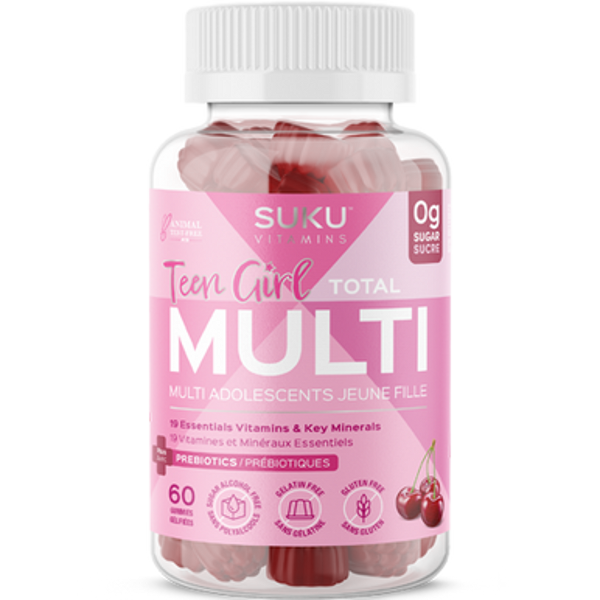 SUKU Teen Girl Multi 60 gummies