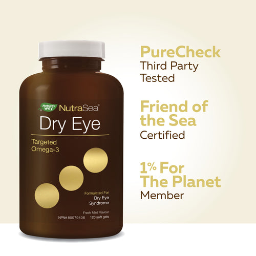 NutraSea Dry Eye Targeted Omega-3 120 softgels