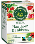 Traditional Medicinals Hawthorn & Hibiscus Tea