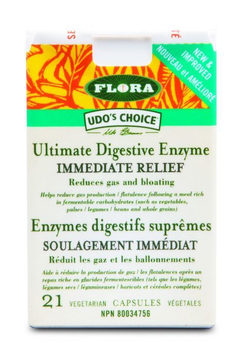Flora Immediate Relief Enzymes 21caps