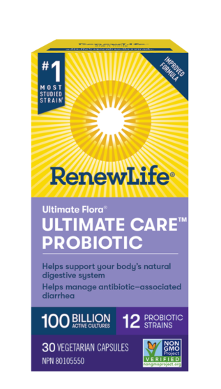 Renew Life Ultimate Care Probiotic 100 Billion 30vcaps