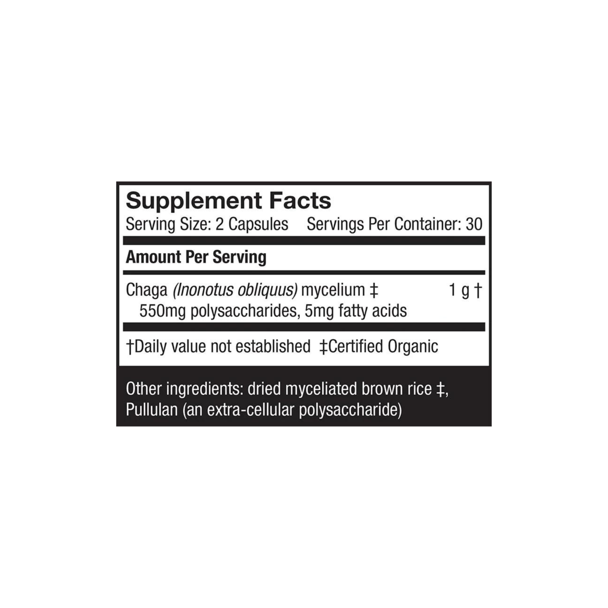Host Defence Chaga 60caps