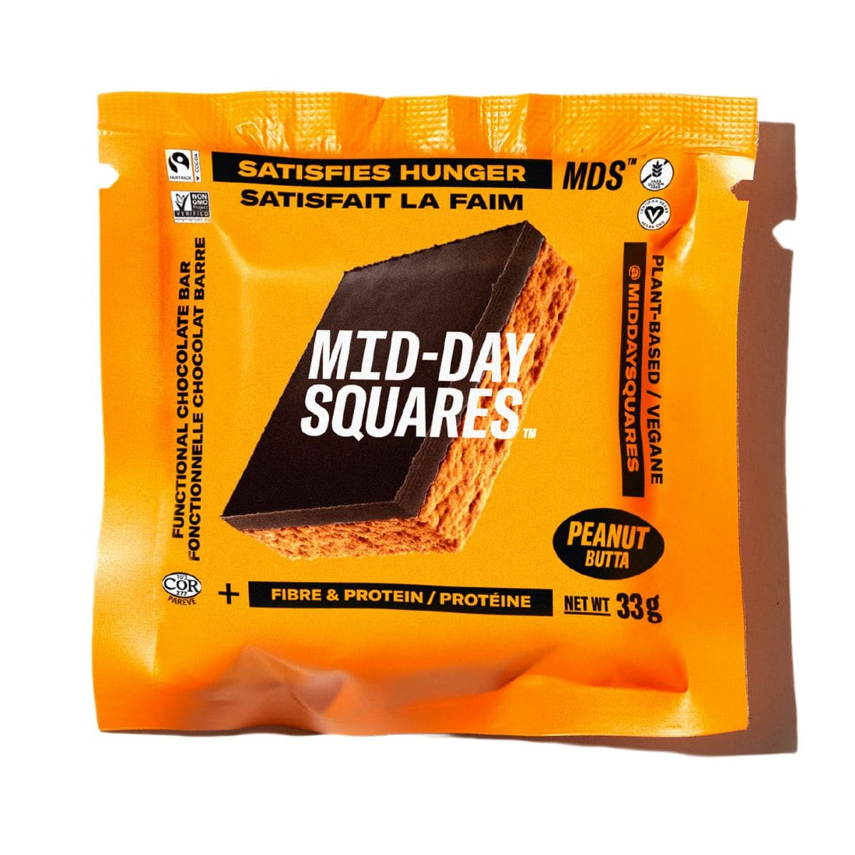Mid Day Squares Peanut Butta 33g