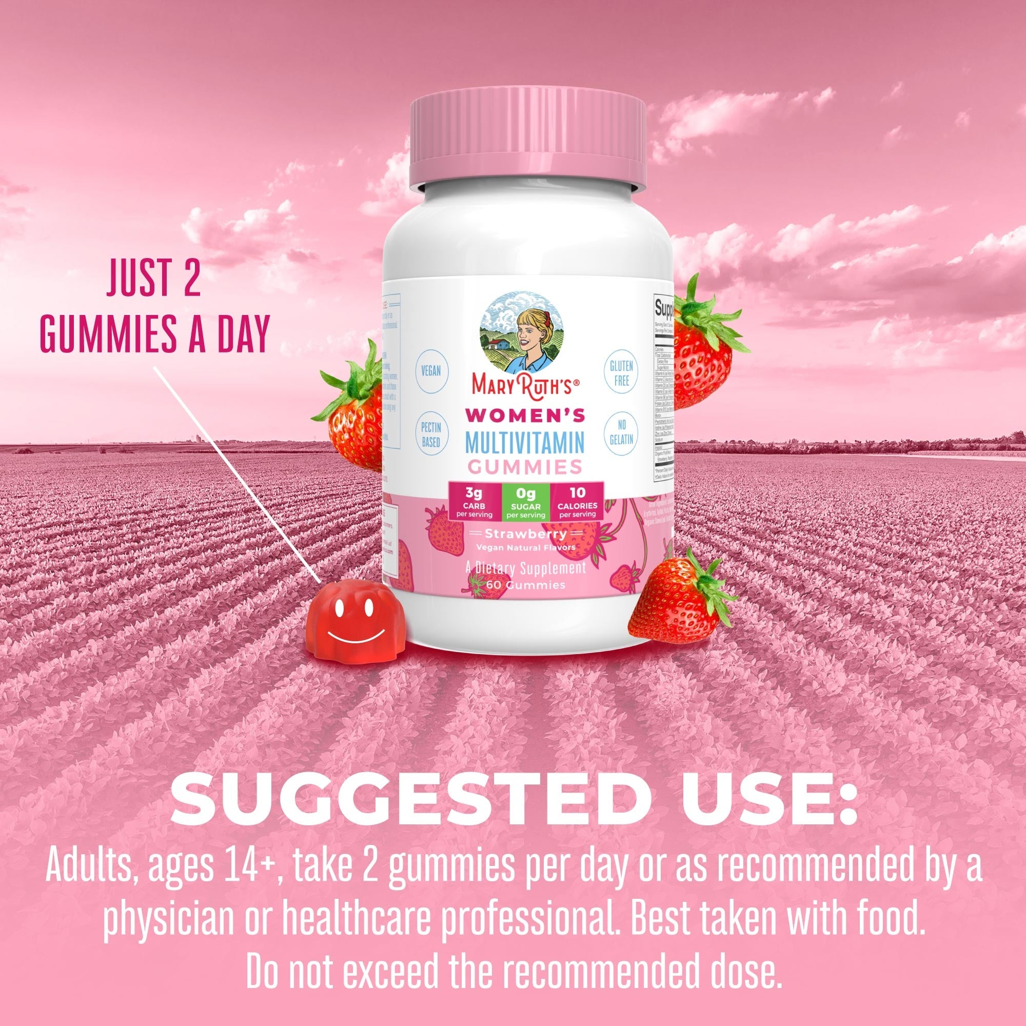 Mary Ruth's Womens Multivitamin Gummies 60gummies