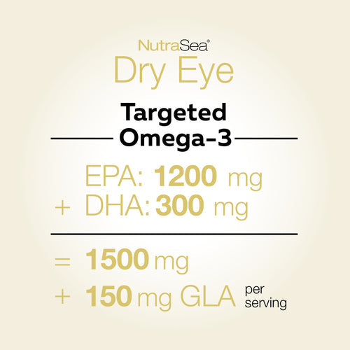 NutraSea Dry Eye Targeted Omega-3 120 softgels