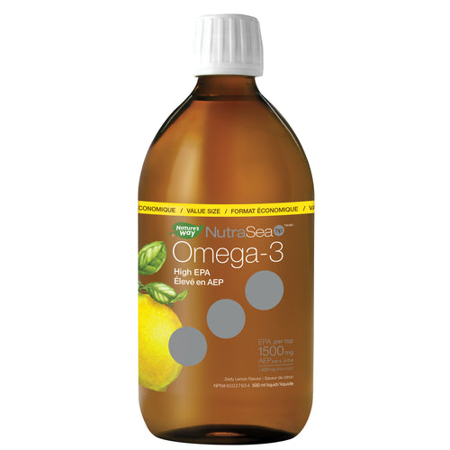 NutraSea Omega 3 High EPA Lemon 500ml